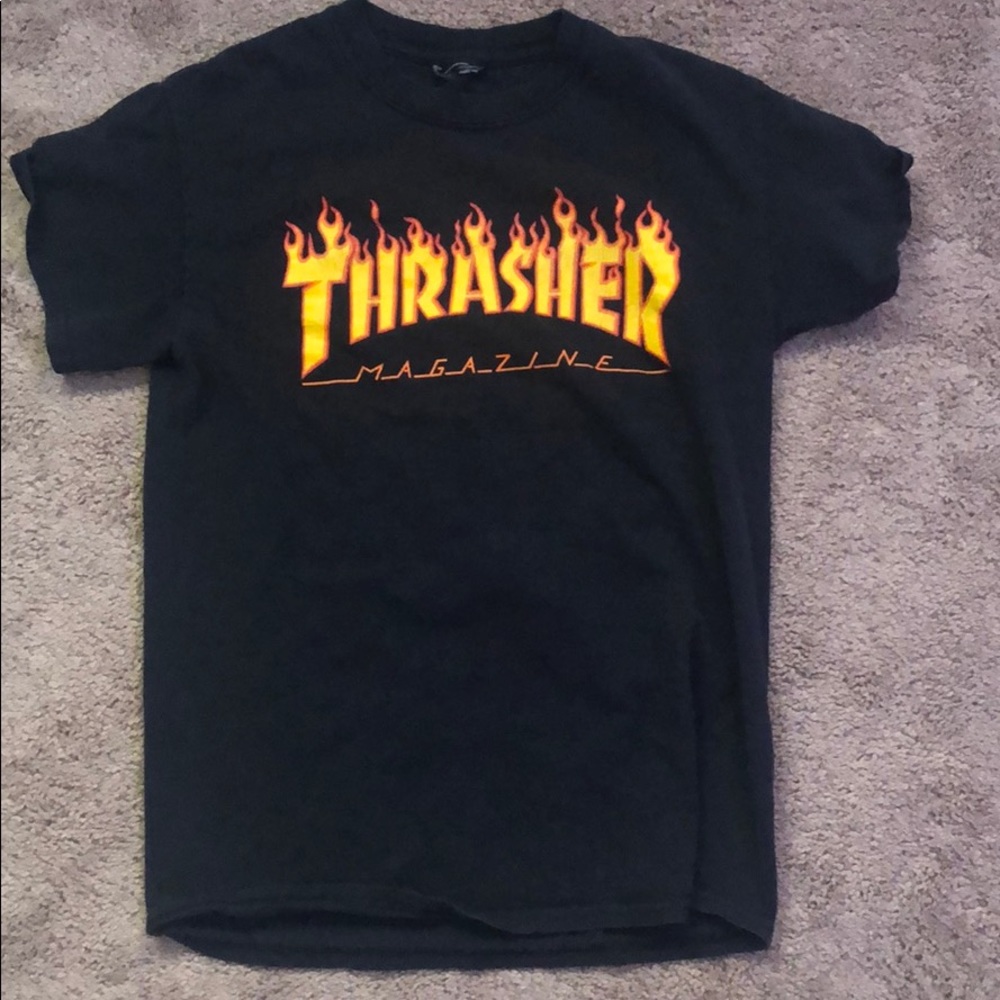 A thrasher t shirt